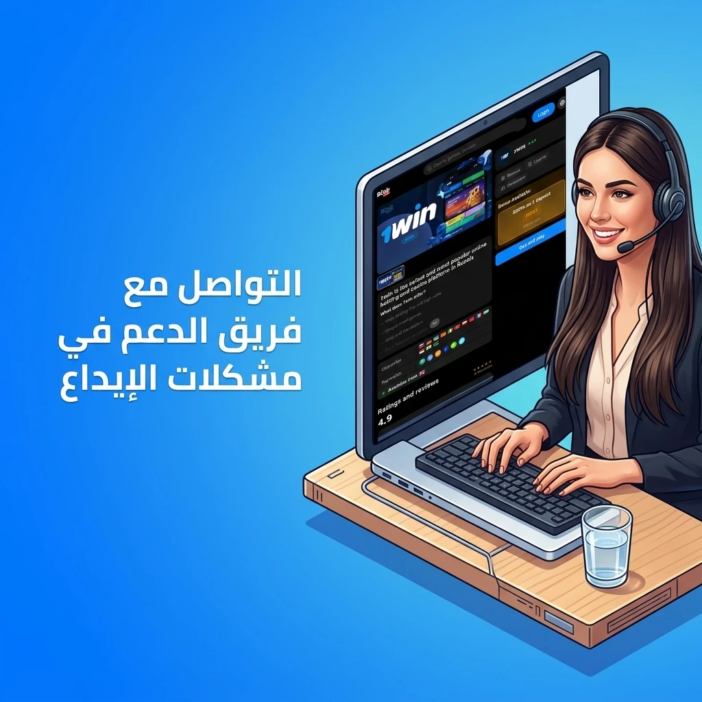 فريق دعم 1win متاح 24/7 عبر المحادثة الفورية والبريد الإلكتروني وتيليغرام لحل مشكلات الإيداع