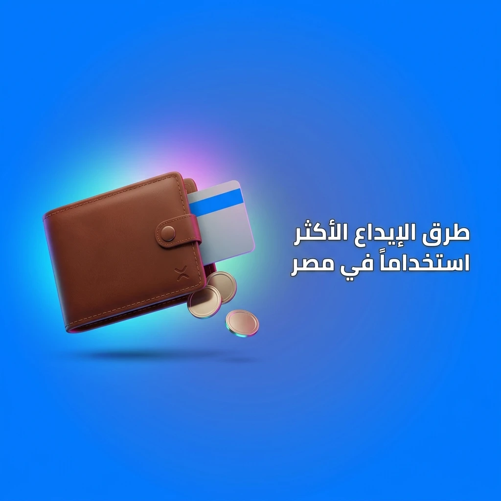 طرق الإيداع الأكثر استخداماً في مصر: فودافون كاش، فوري، InstaPay، Visa، Binance Pay، USDT