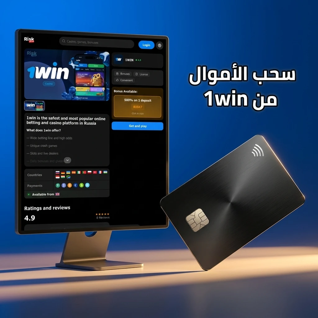 خطوات سحب الأموال من منصة 1win مع التحقق من الهوية واختيار وسيلة الدفع المناسبة