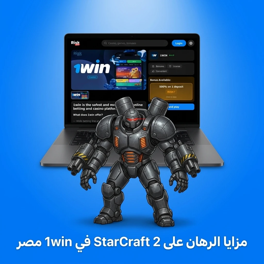 مزايا الرهان على StarCraft 2 في 1win مصر مع مكافآت وطرق دفع محلية ودعم فني
